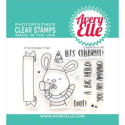 Avery Elle Clear Stamps - Shout It Out